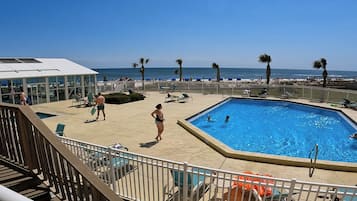Indoor pool, a heated pool