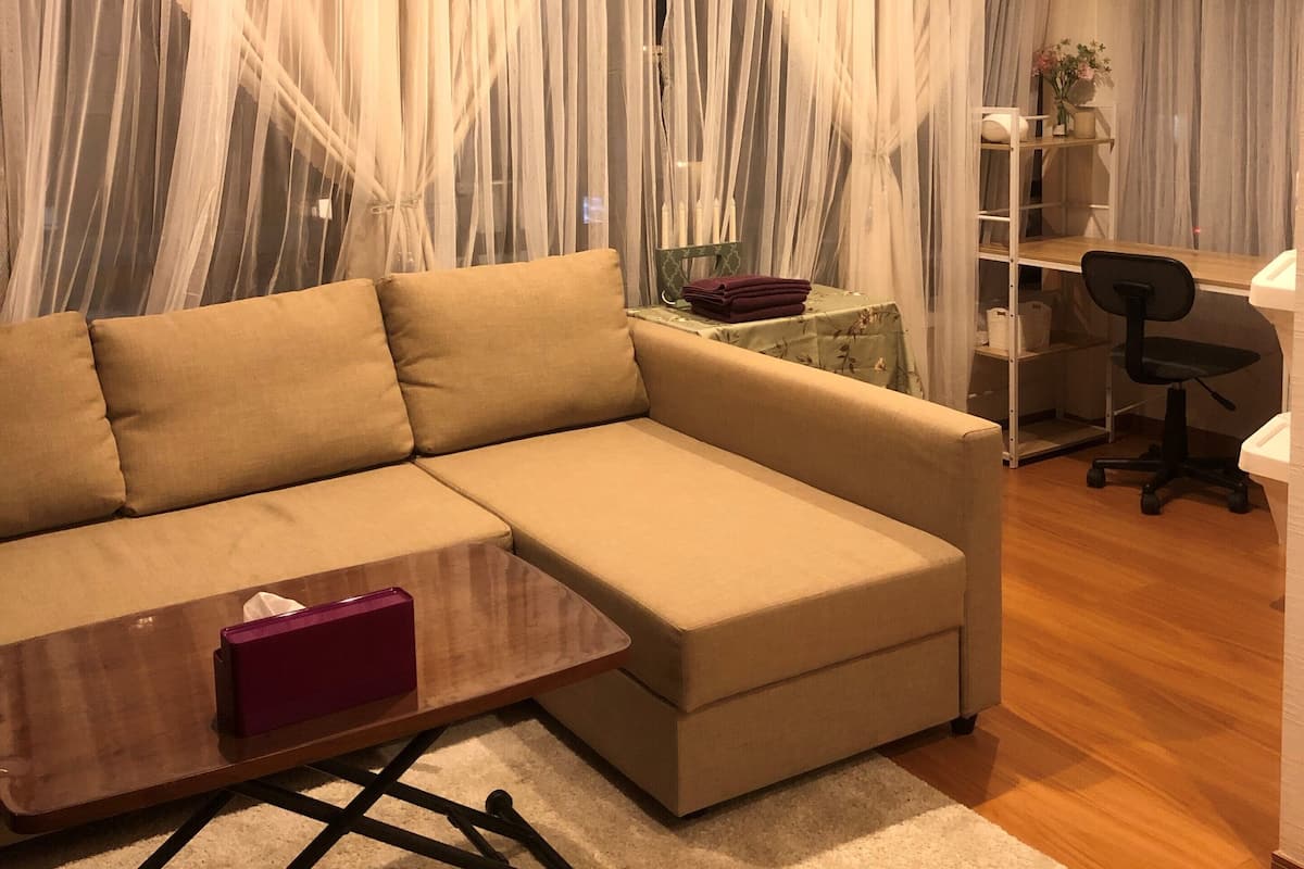 Apartment (201) | 1 bilik tidur, meja, seterika/papan seterika, Wi-fi percuma 
