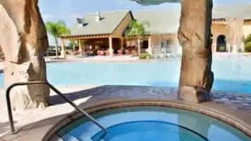 Bathtub spa outdoor