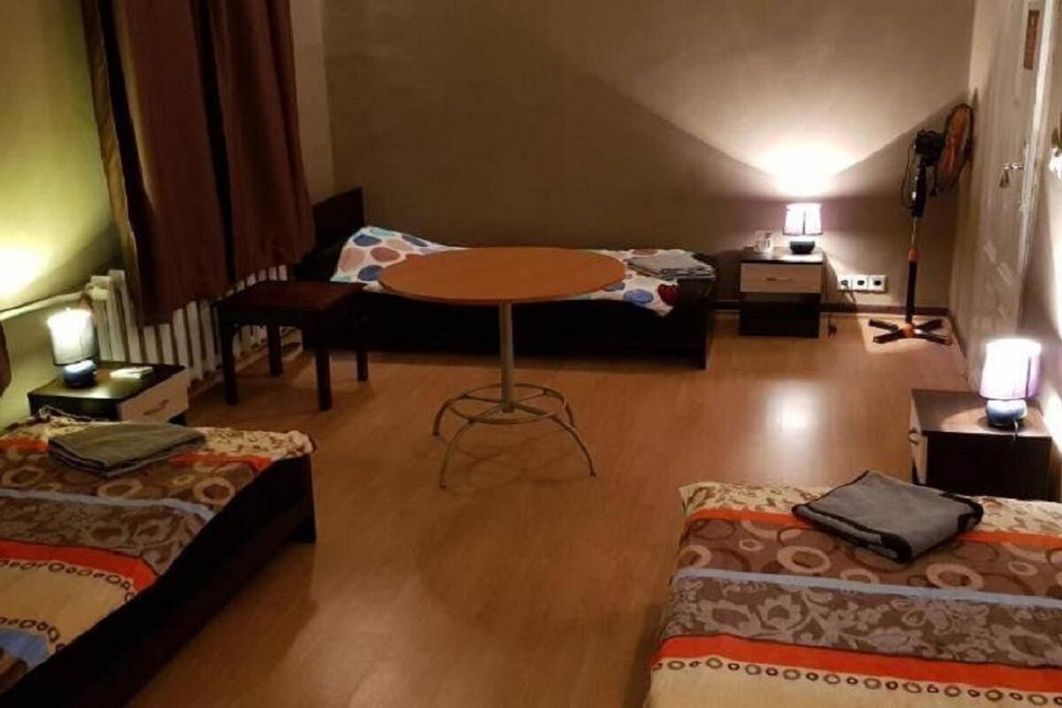 Single Bed in 4-Bed Shared Dormitory Room | Premium bedding, memory foam beds, soundproofing, iron/ironing board