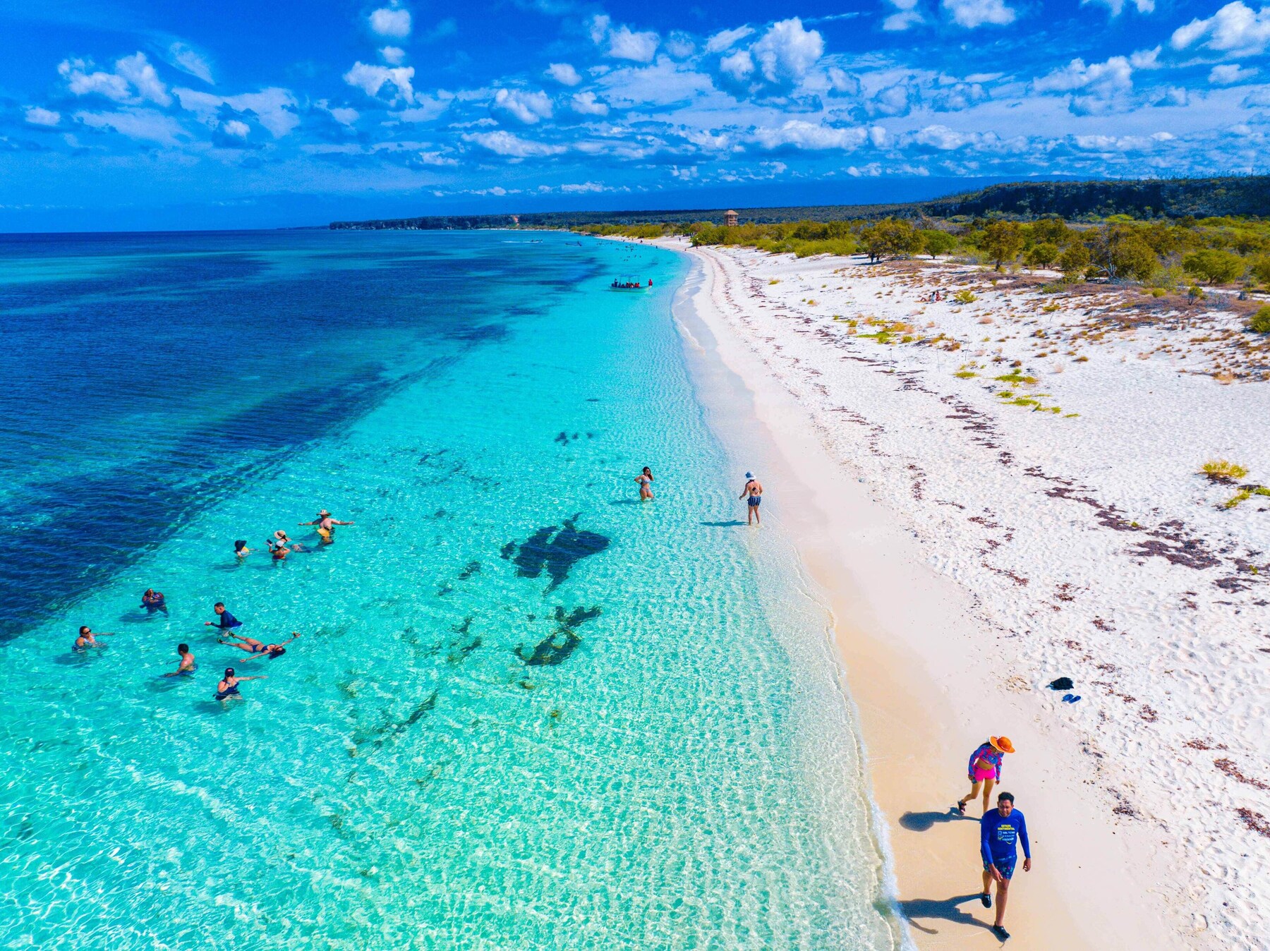 Private beach, white sand