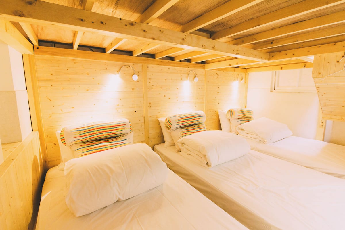 Chambre, dortoir mixte | Wi-Fi gratuit, draps fournis
