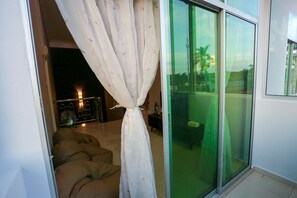 Exclusieve bungalow | Balkon