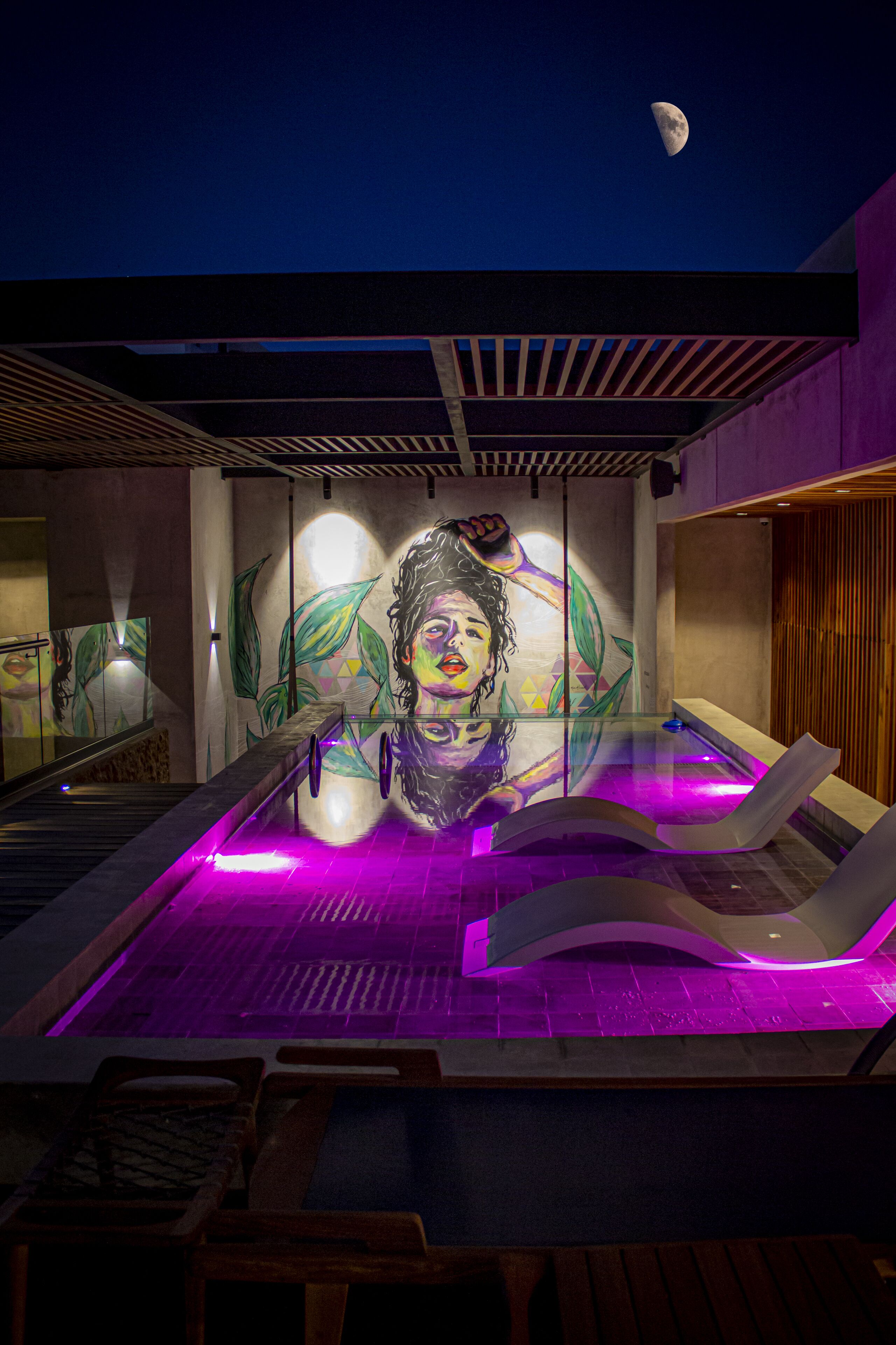 Alberca al aire libre 