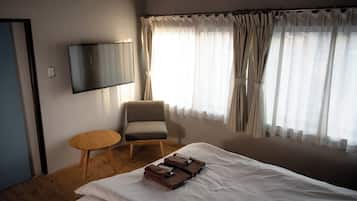 2 habitaciones, escritorio, wifi gratis y ropa de cama