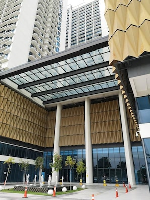 Façade de l’hébergement