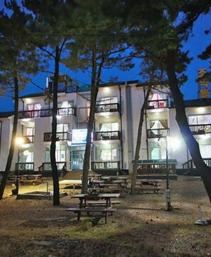Front of property - evening/night