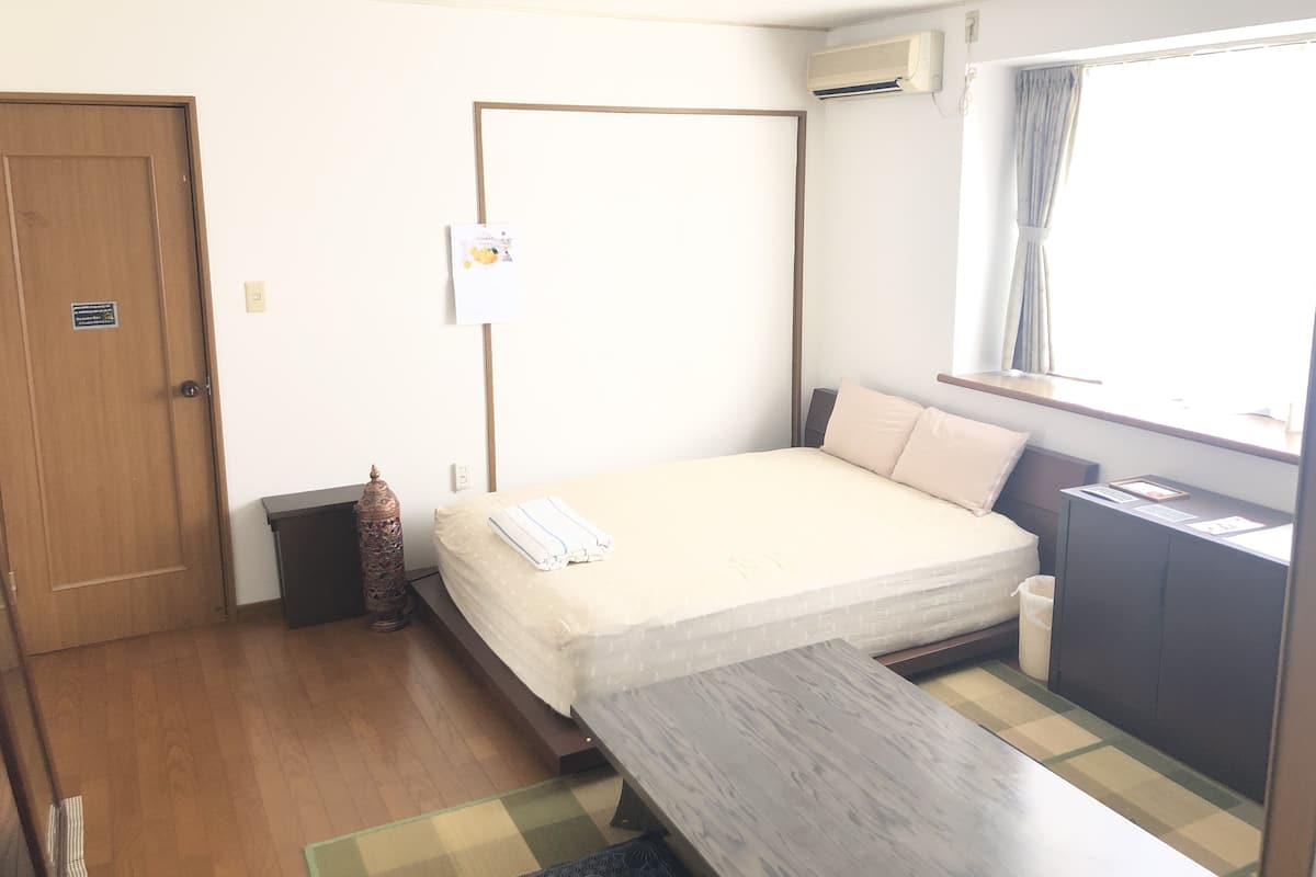Kamer (KASUMI-an 3) | 1 slaapkamer, een bureau, gratis wifi