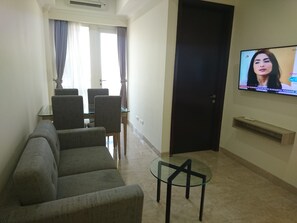Apartment, 2 Bedrooms | Living area | Flat-screen TV - Menteng Park By The Jones (Jakarta)