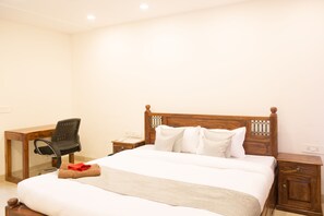 Superior Room | Down comforters, desk, laptop workspace, blackout drapes - Under My Roof Superio (New Delhi)