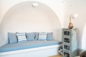 Villa, 6 Bedrooms | Living area | Flat-screen TV - Villa Scorpios II by The Pearls Collection (Mykonos)