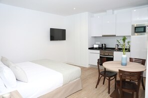 1 slaapkamer, een strijkplank/strijkijzer, internet