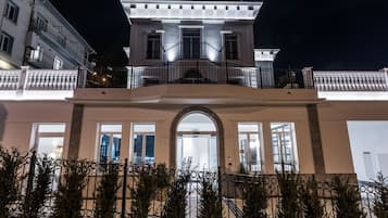 Front of property – evening/night