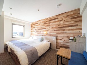 双床房, 无烟房 | 羽绒被、办公桌、熨斗/熨板、免费 WiFi