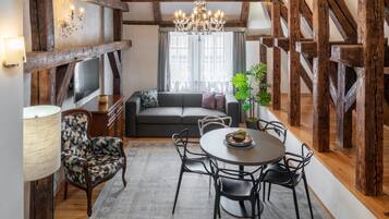 Two Bedroom Apartment Attic | Living area