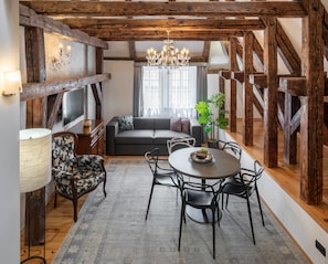 Two Bedroom Apartment Attic | Living area | 30-inch Smart TV with satellite channels, TV, Netflix