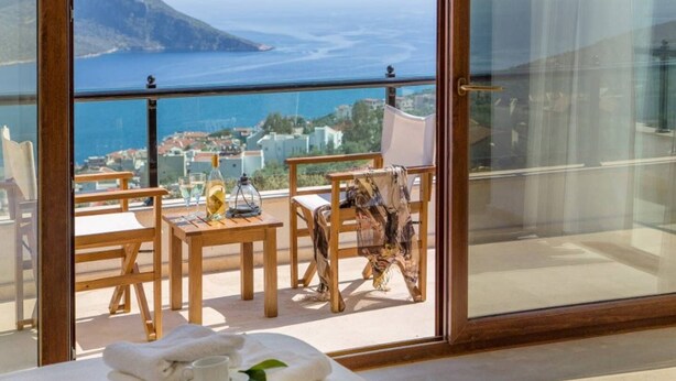 Balcony - Villa Panorama 2, Ortaalan, Kalkan (Kas)