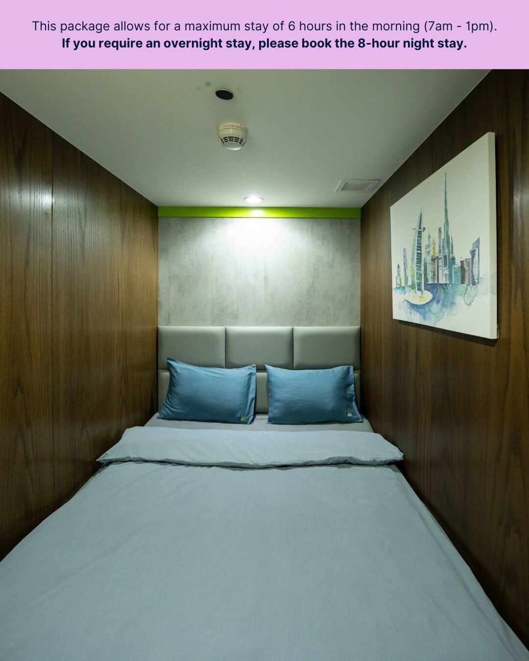 Free WiFi, bed sheets