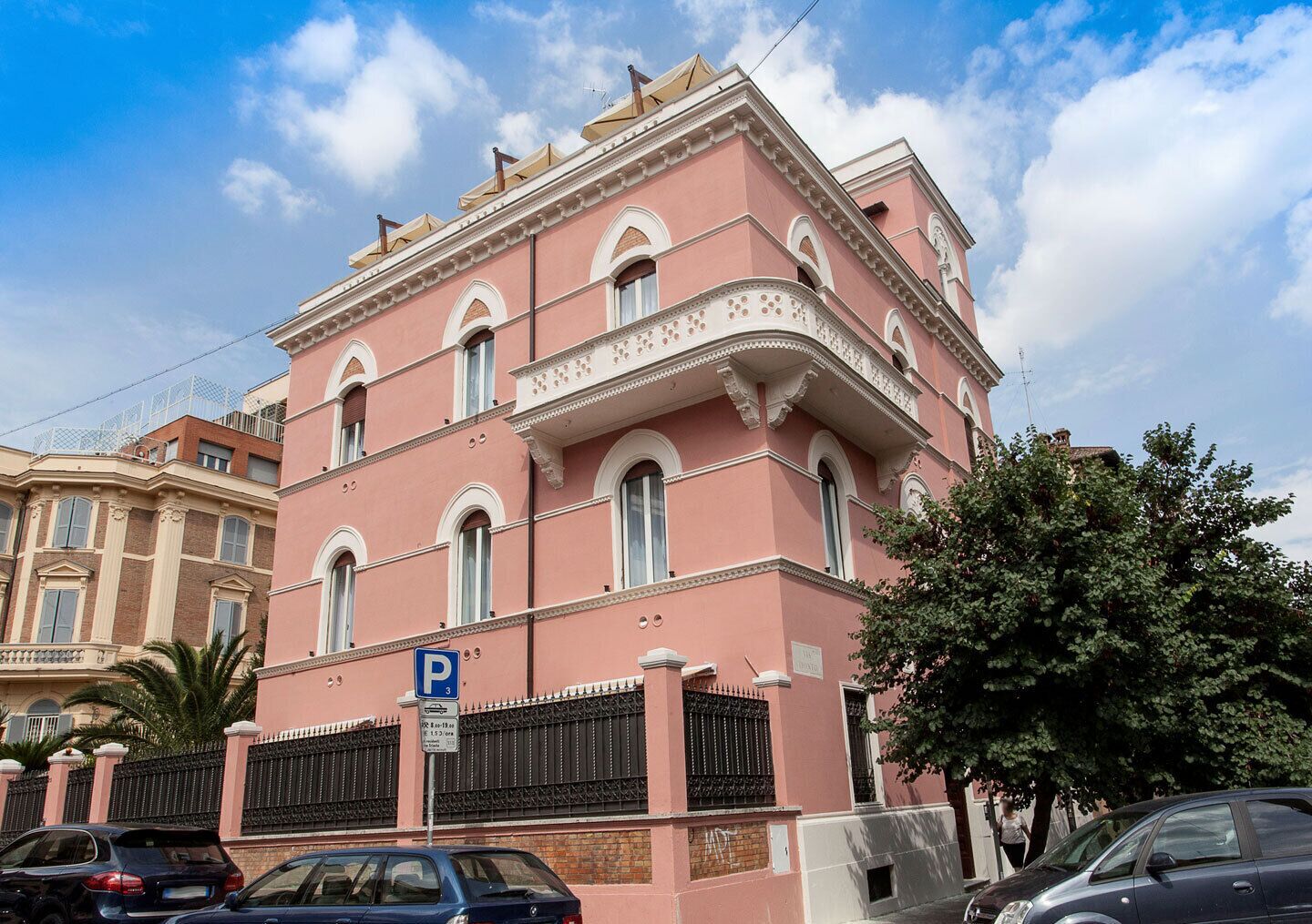 Fachada de la propiedad