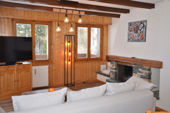 TV, table football - Nice flat for rent in Les Collons (Vex)