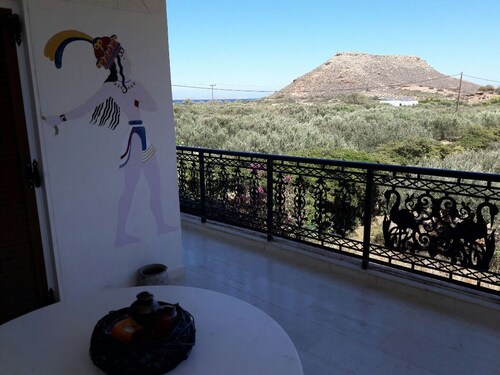 Villa Diktynna,(10 minutes by foot from beach with beaufull 360° view)