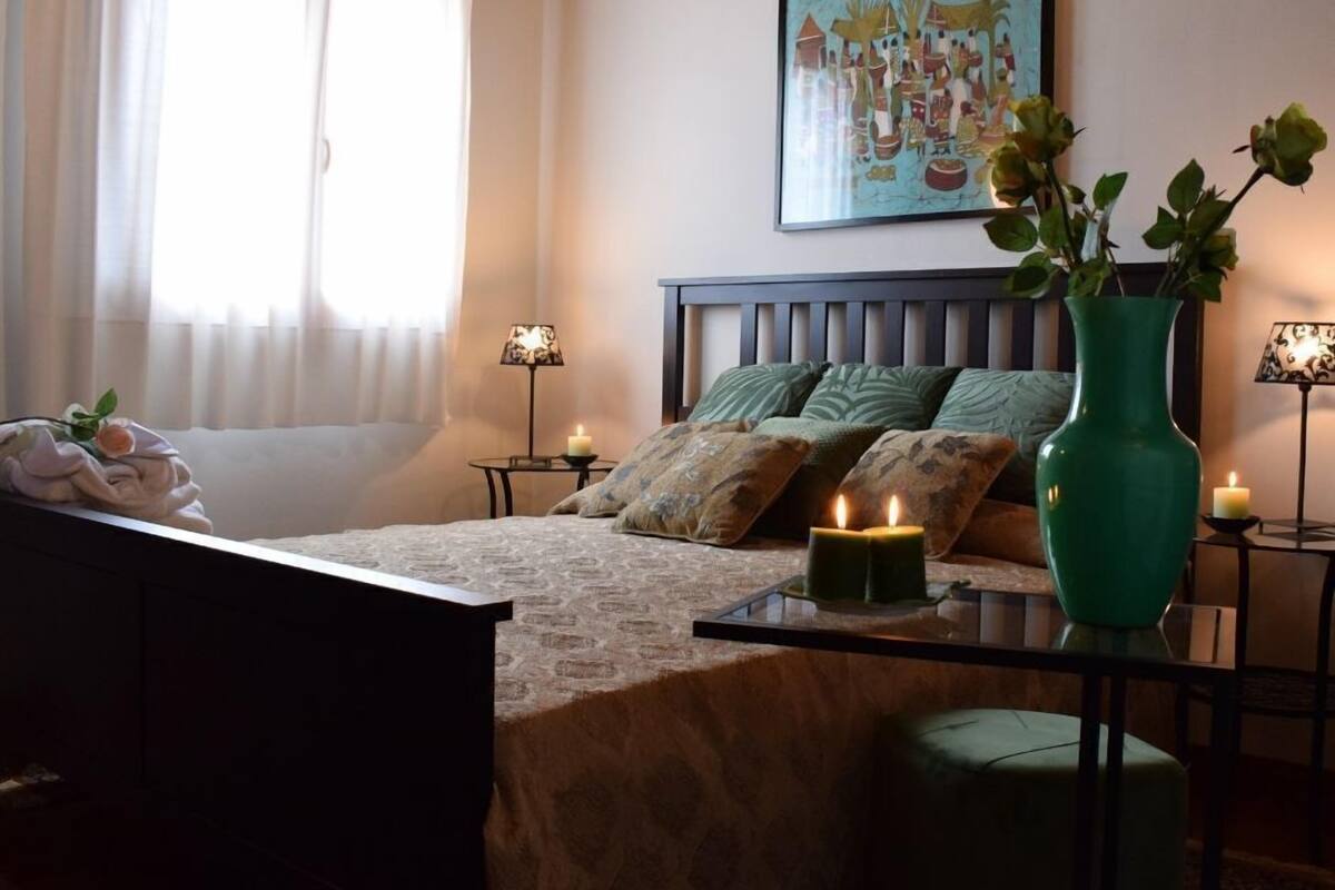 Chambre Double Deluxe (Rosa Verde) | Minibar, coffres-forts dans les chambres, décoration personnalisée