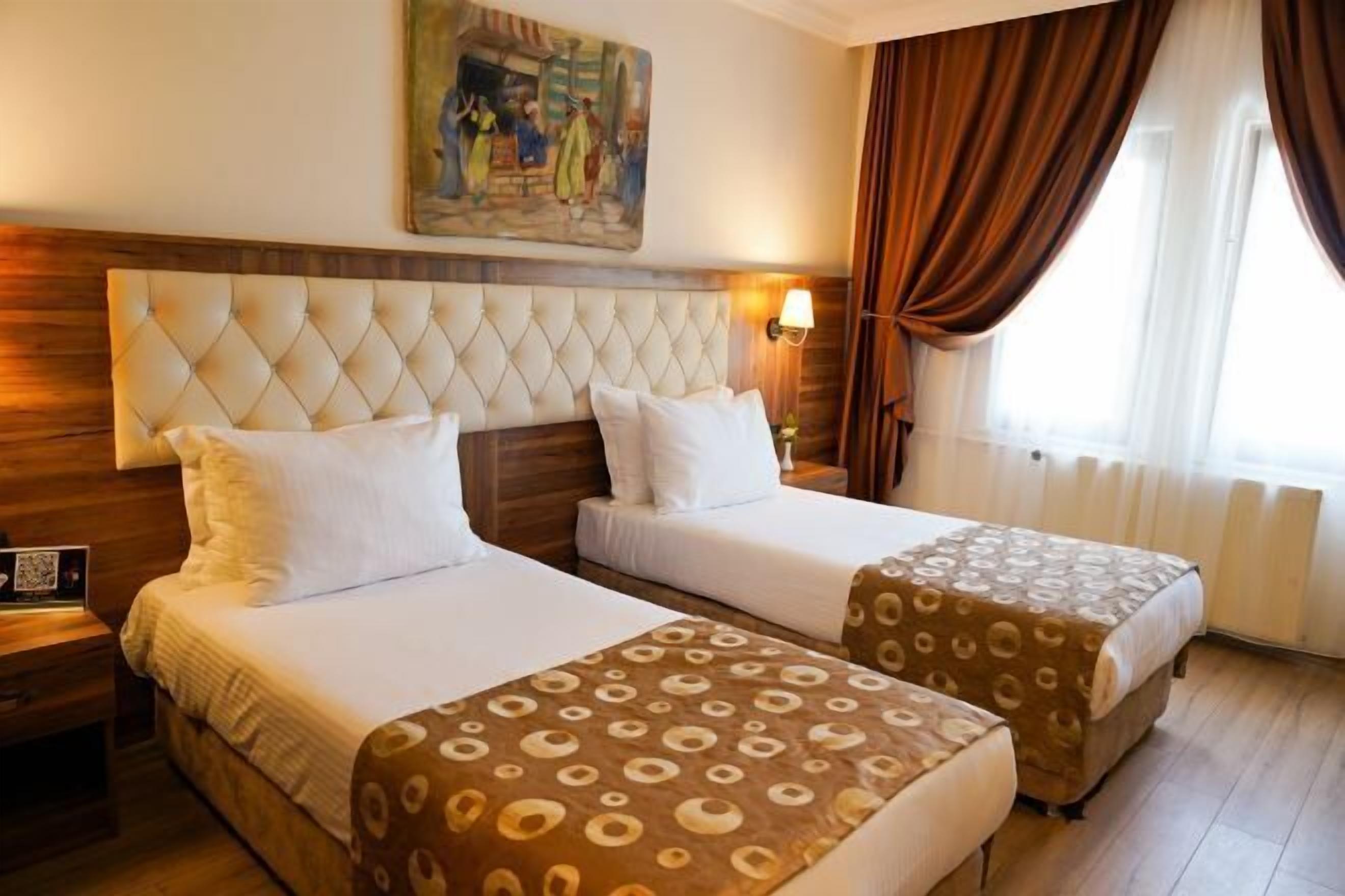 Premium bedding, minibar, in-room safe, desk