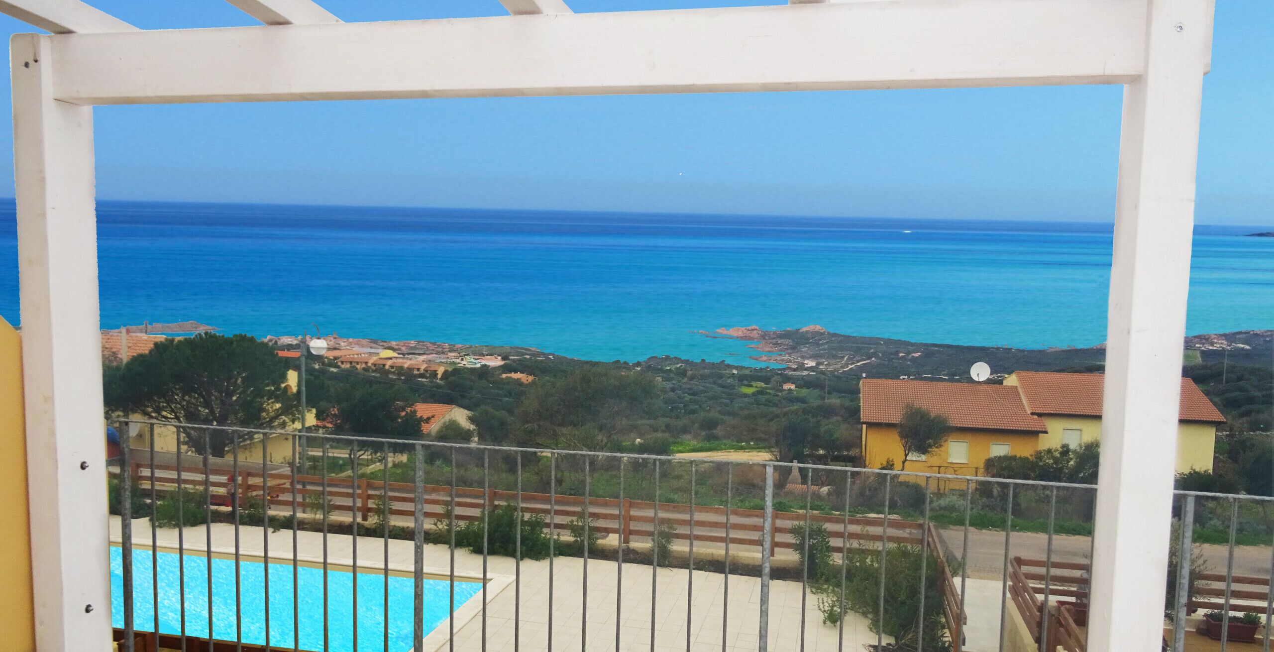 Apartment, 1 Schlafzimmer, Poolzugang, Meerblick | Balkon