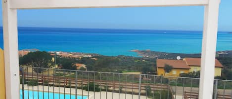 Apartment, 1 Bedroom, Pool Access, Sea View | Balcony