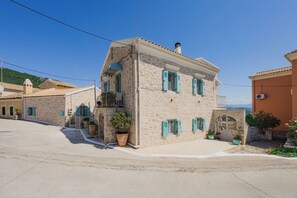 Exterior - Pepe's Villa in Loustri on NE coast with private pool, WiFi, AirCon. Sleeps 4. (Corfu)