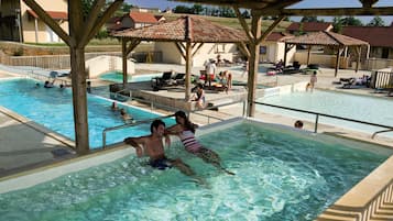 Indoor pool, seasonal outdoor pool