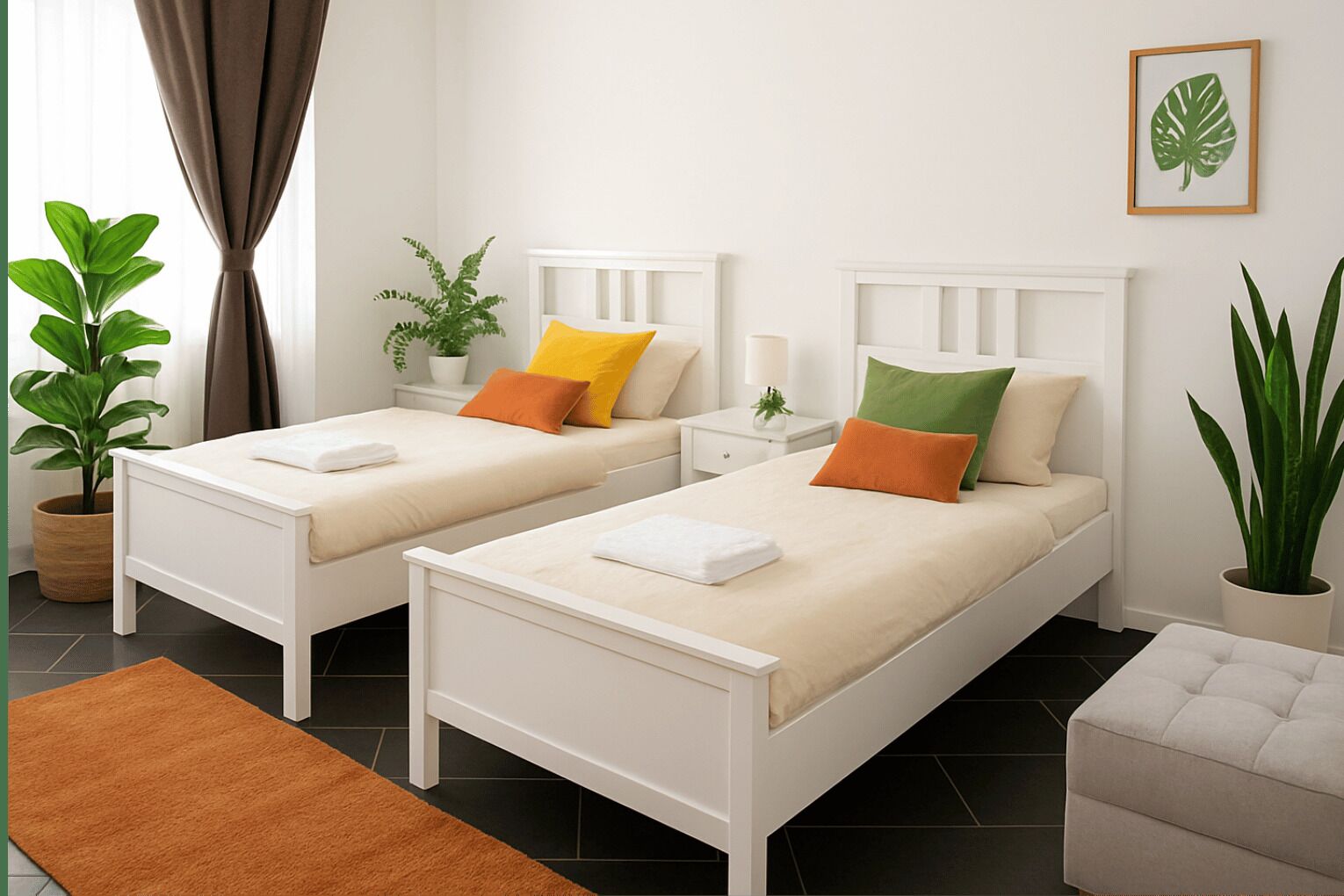 Business Apartment | 3 bedrooms, desk, free WiFi