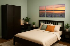 Departamento empresarial | 3 habitaciones, escritorio y wifi gratis 