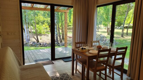 2 Bedrooms Villa with a garden view by the Tałty Lake 6km to Mikołajki, Masuria