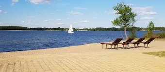 Villa mit 2 Schlafzimmern und Gartenblick am Tałty-See, 6 km Mikołajki