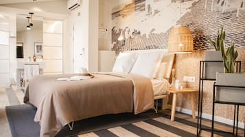 Habitación doble Deluxe | Insonorización, wifi gratis y ropa de cama