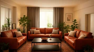 Deluxe appartement | Woonruimte | Flatscreentelevisie