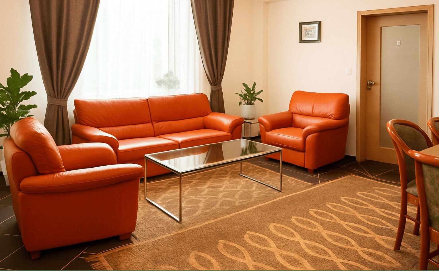 Deluxe Condo | Living area