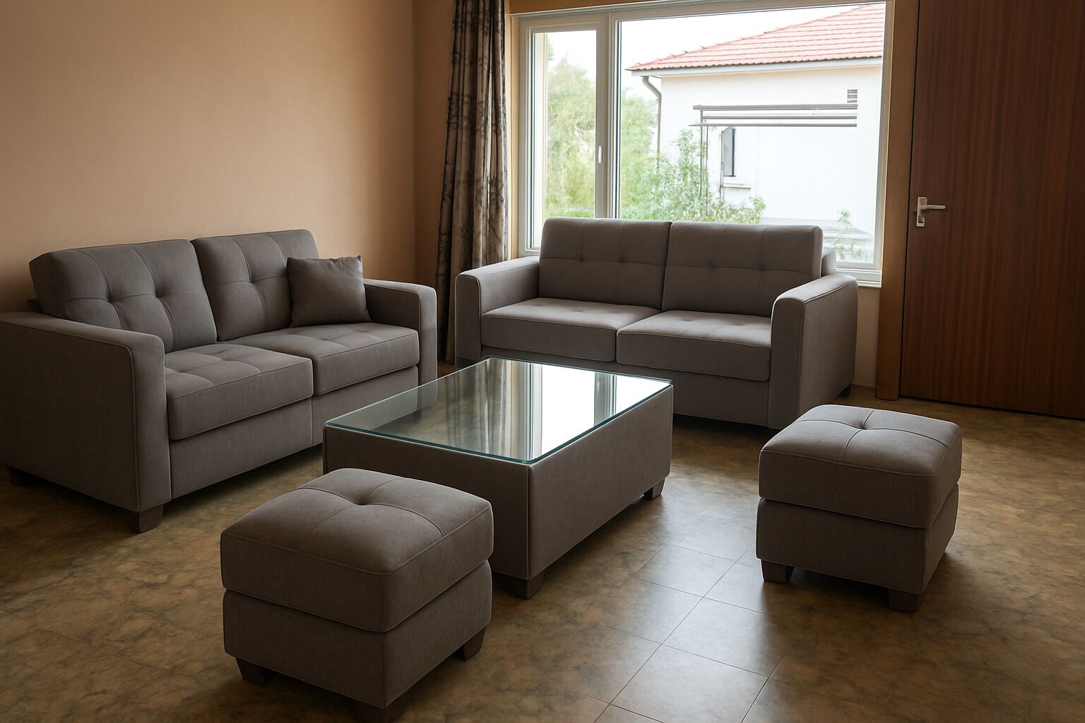 Family Room 3 Bedrooms with 2 Washrooms | 客廳 | 32 吋平面電視連衛星電視頻道