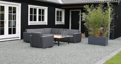 Luxury lodge near Winterberg with hot tub with a beautiful view