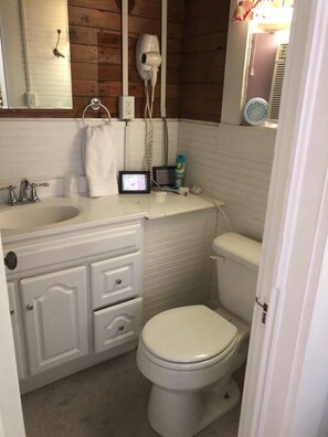 Kostenlose Toilettenartikel, Haartrockner, Handtücher