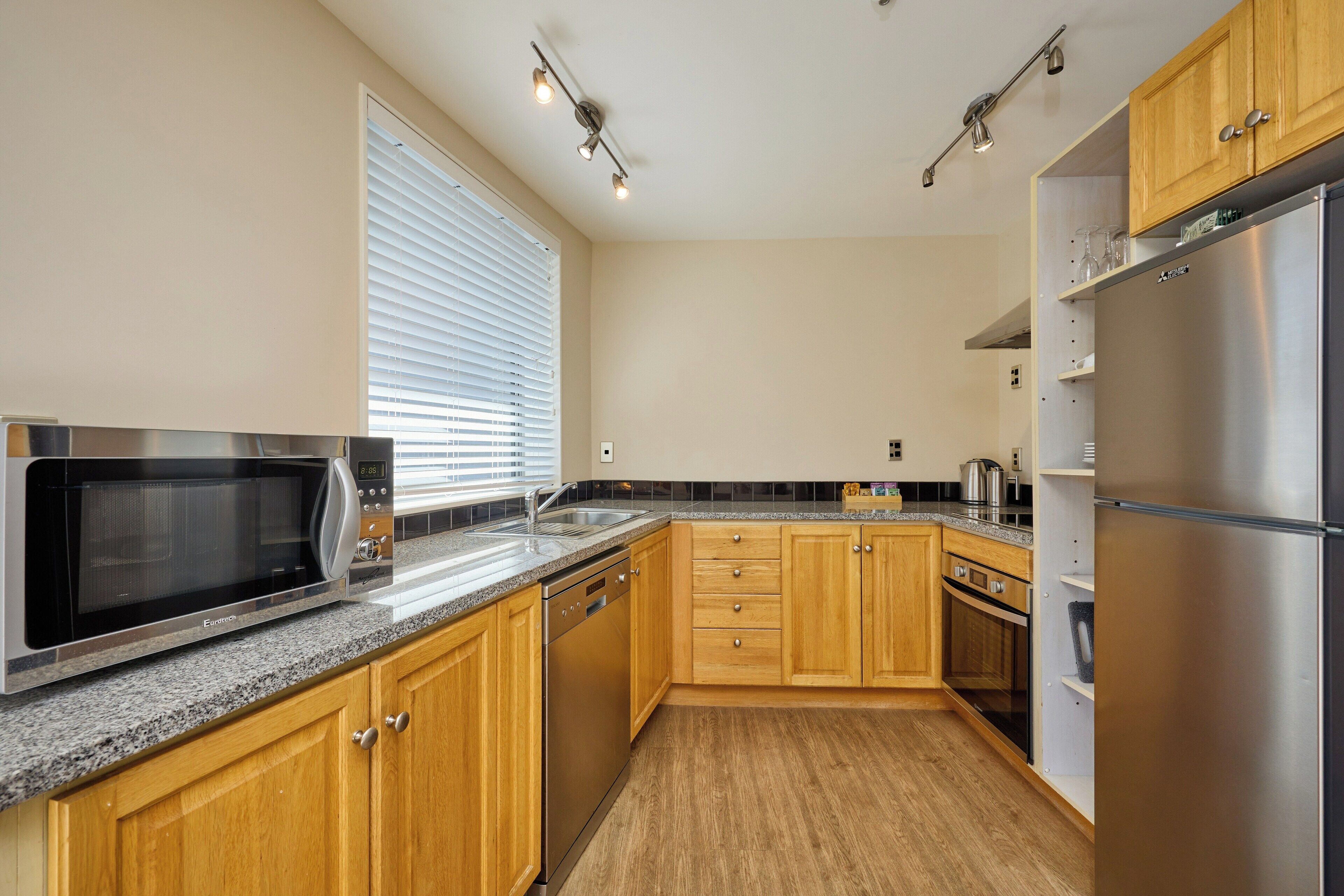 2 bedroom ground floor with patio | private kitchen | coffee/tea maker, electric kettle, toaster, high chair