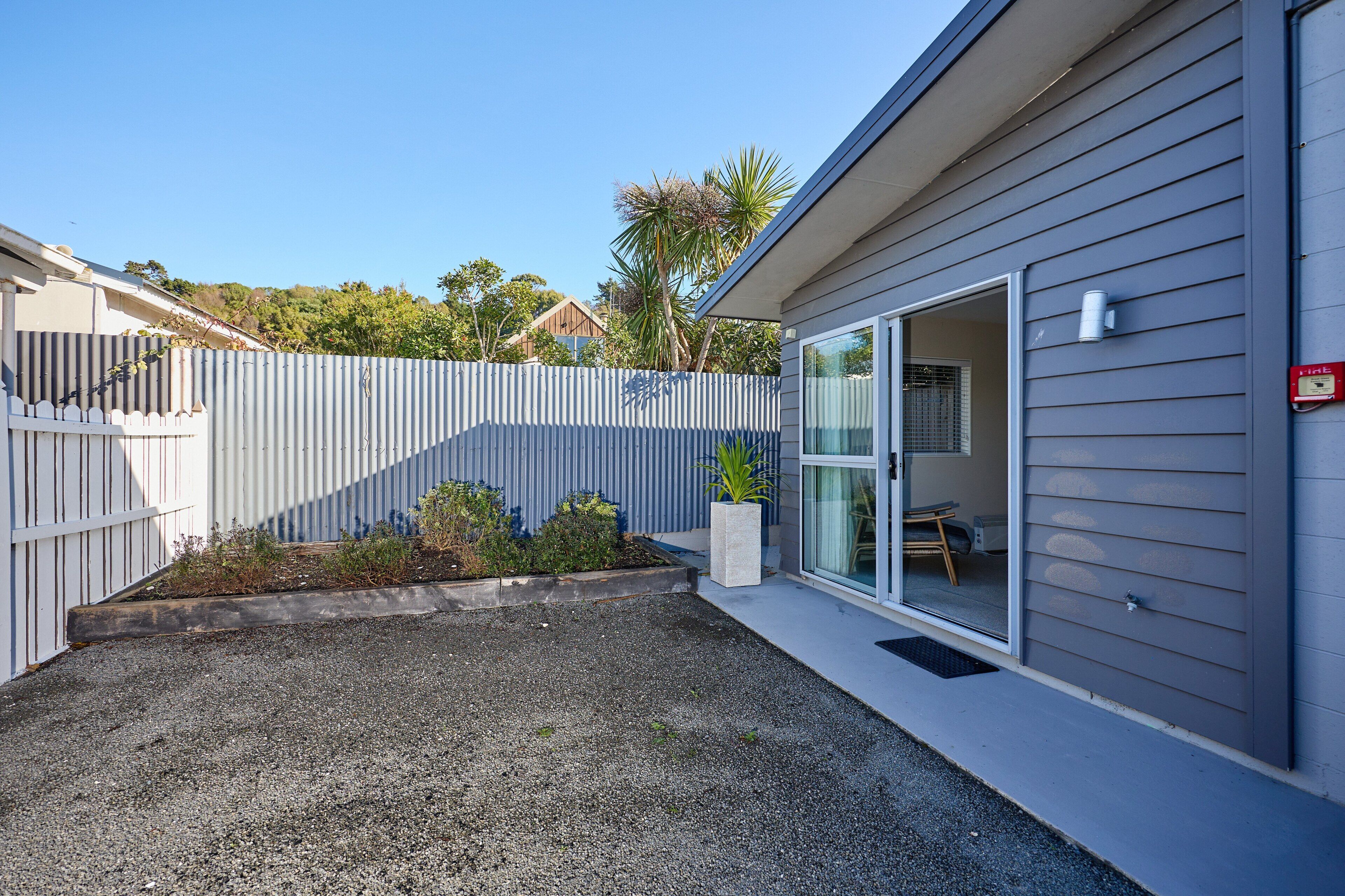 Overnatningsstedets facade