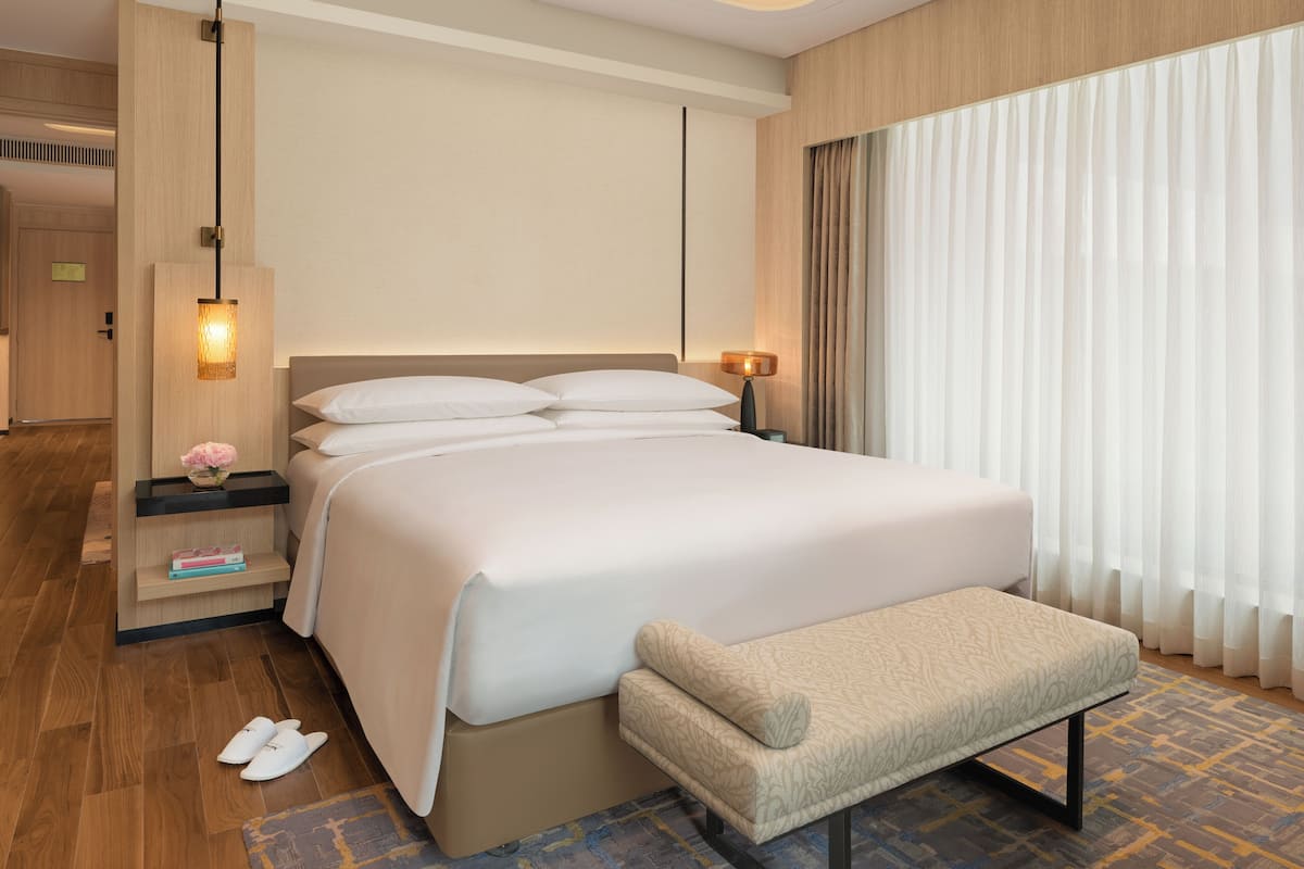 Tweepersoonskamer, 3 slaapkamers, niet-roken | Luxe beddengoed, donzen dekbedden, bedden met traagschuimmatras