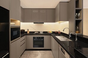 Apartament, 3 dormitoris, no fumadors | Roba de llit d'alta qualitat, minibar i roba de llit 