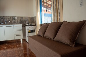 Chalet, 1 Double Bed with Sofa bed, Fireplace, Mountain View | Private kitchen