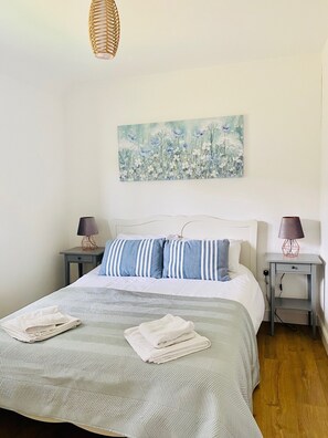 2 bedrooms, iron/ironing board, travel crib, free WiFi