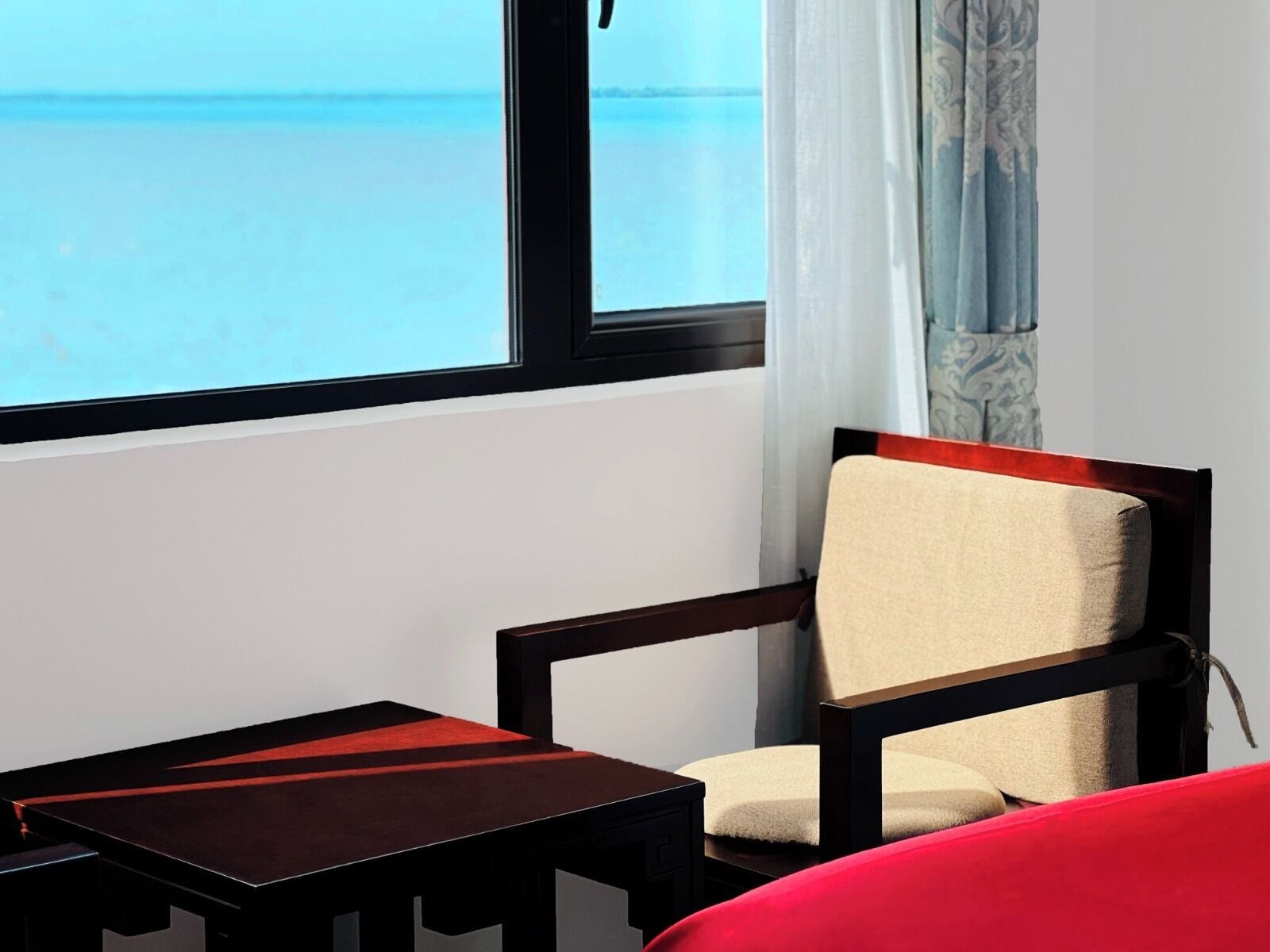 double room, 2 double beds, ocean view | 1 bedroom, premium bedding, minibar, in-room safe