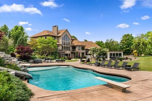 Indoor pool, outdoor pool