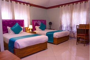 Premium bedding, memory foam beds, individually decorated